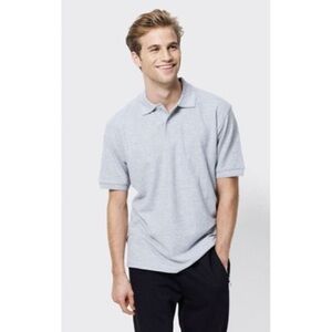 Peter Millar Crown Soft Gray Striped Luxury Touch Polo XL